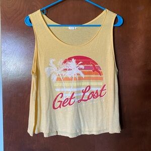 Get Lost Adventure Awaits tank top